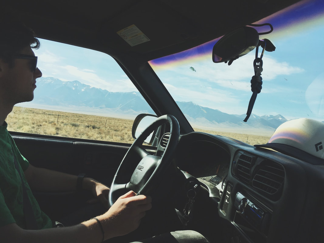 Sustainable Travel: Driving on the Road in Idaho